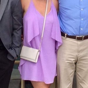 Tyche - lilac purple swing dress